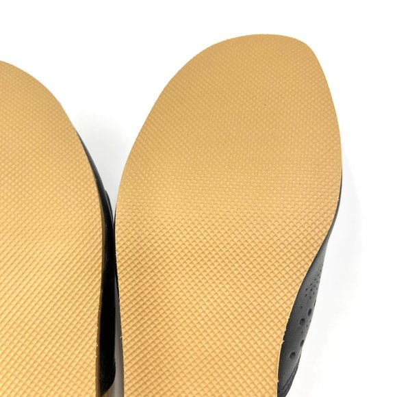 Worishofer Womens 251 Black Leather Slides Wedges Sandals Shoes 38 EU 7.5 - 8 US - Picture 12 of 15